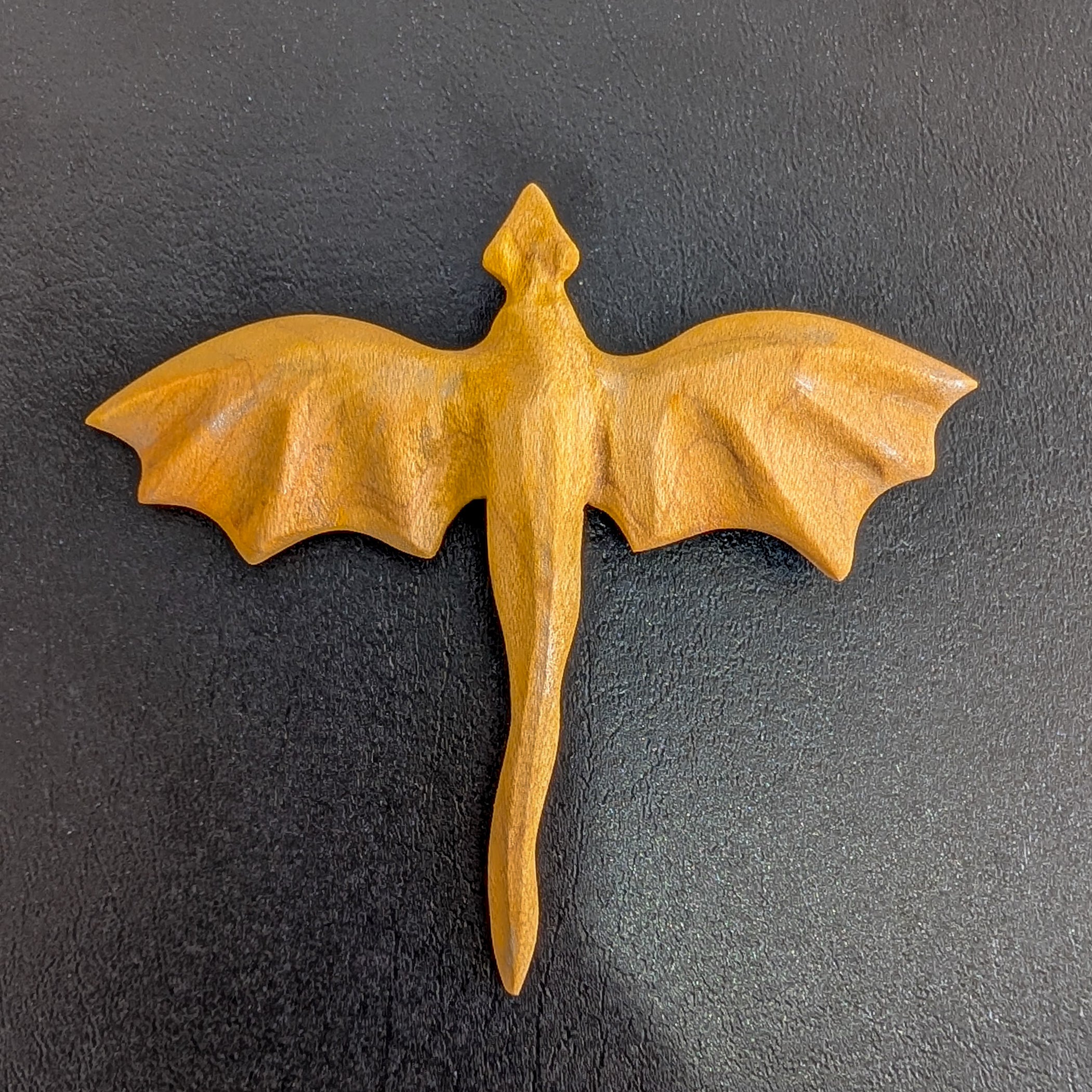 Flying Dragon Wooden Figurine