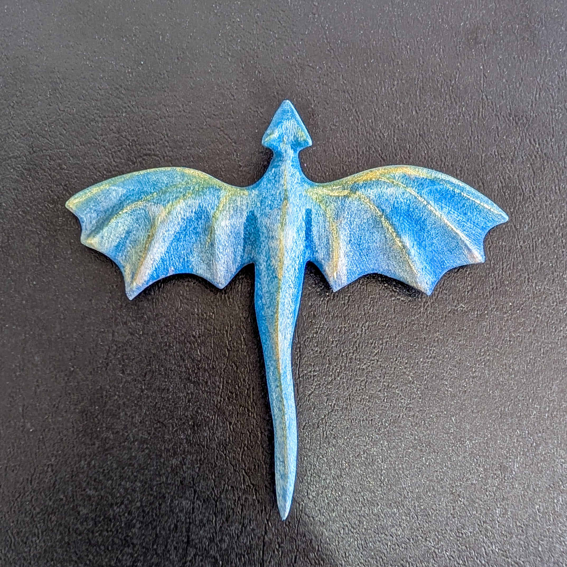 Flying Dragon Wooden Figurine