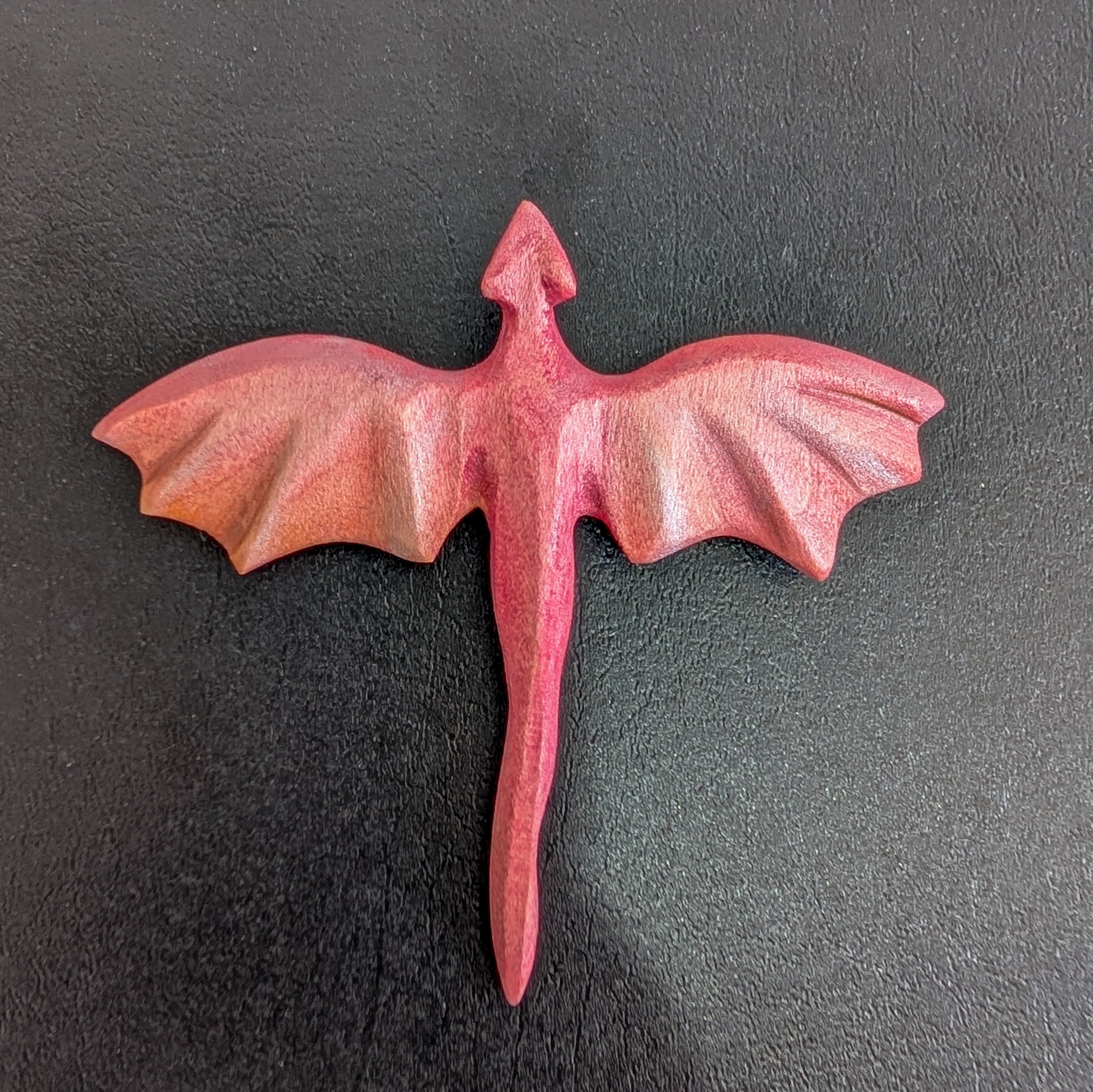 Flying Dragon Wooden Figurine