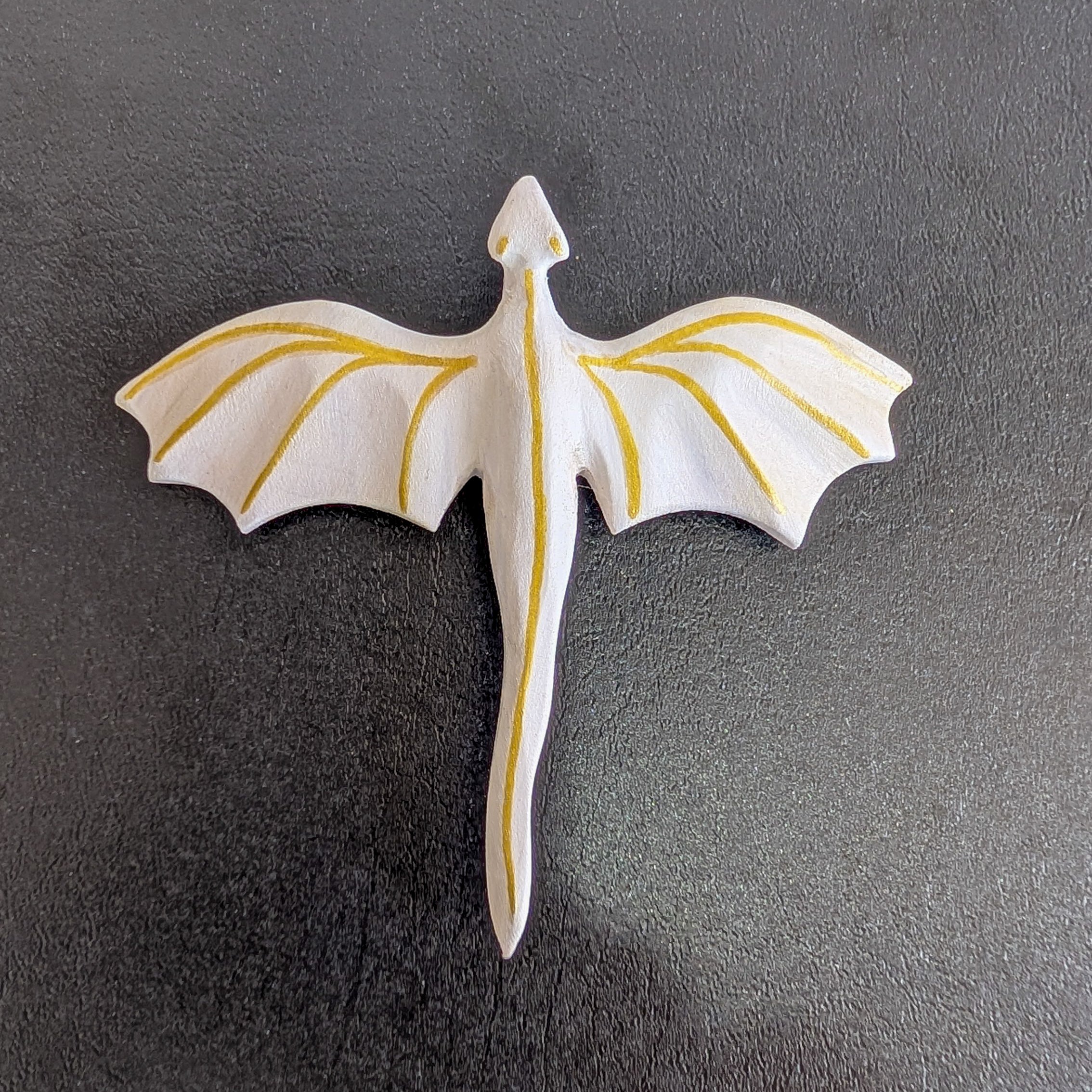 Flying Dragon Wooden Figurine