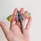 Flying Dragon Wooden Figurine
