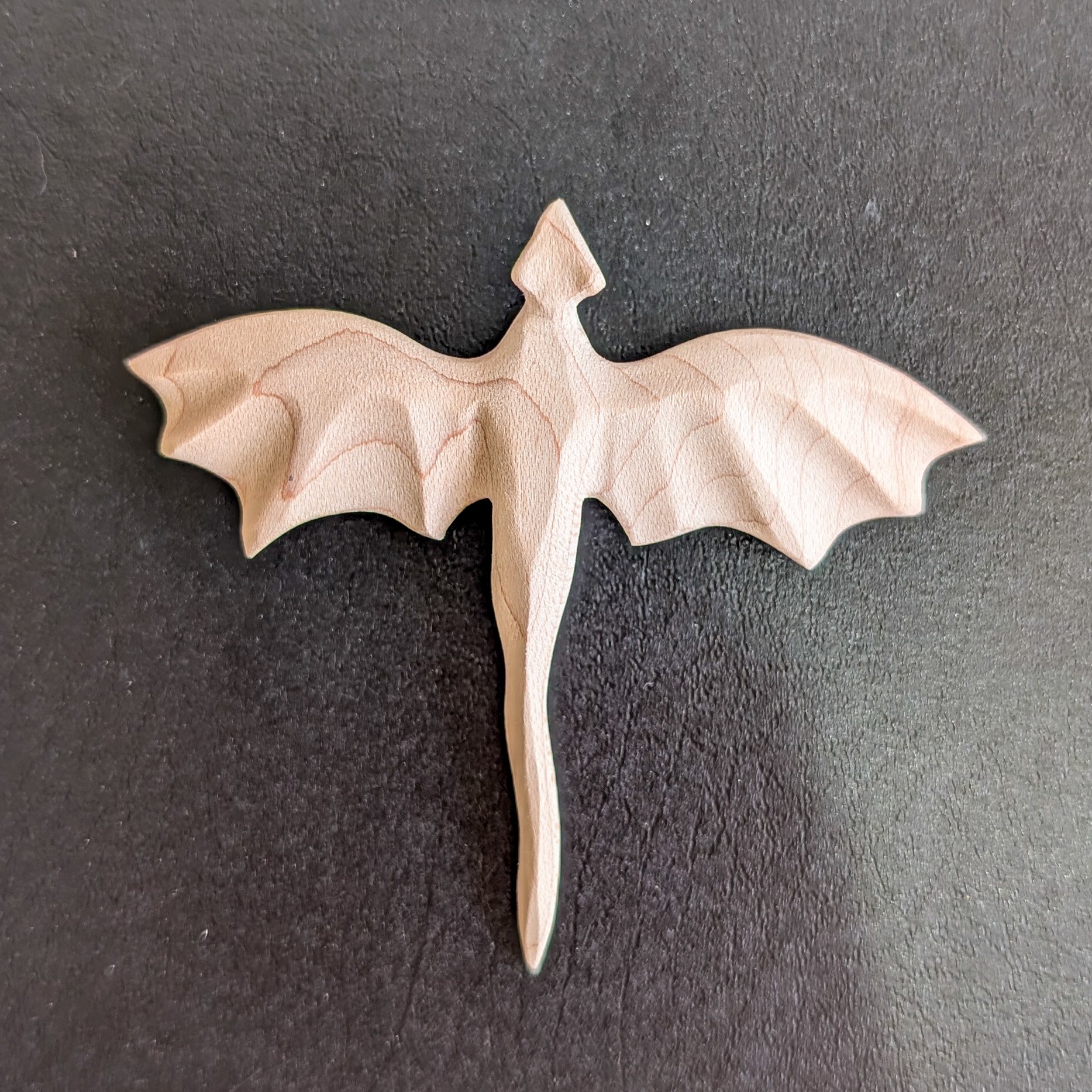 Flying Dragon Wooden Figurine