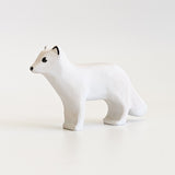 Arctic Fox Wooden Toy