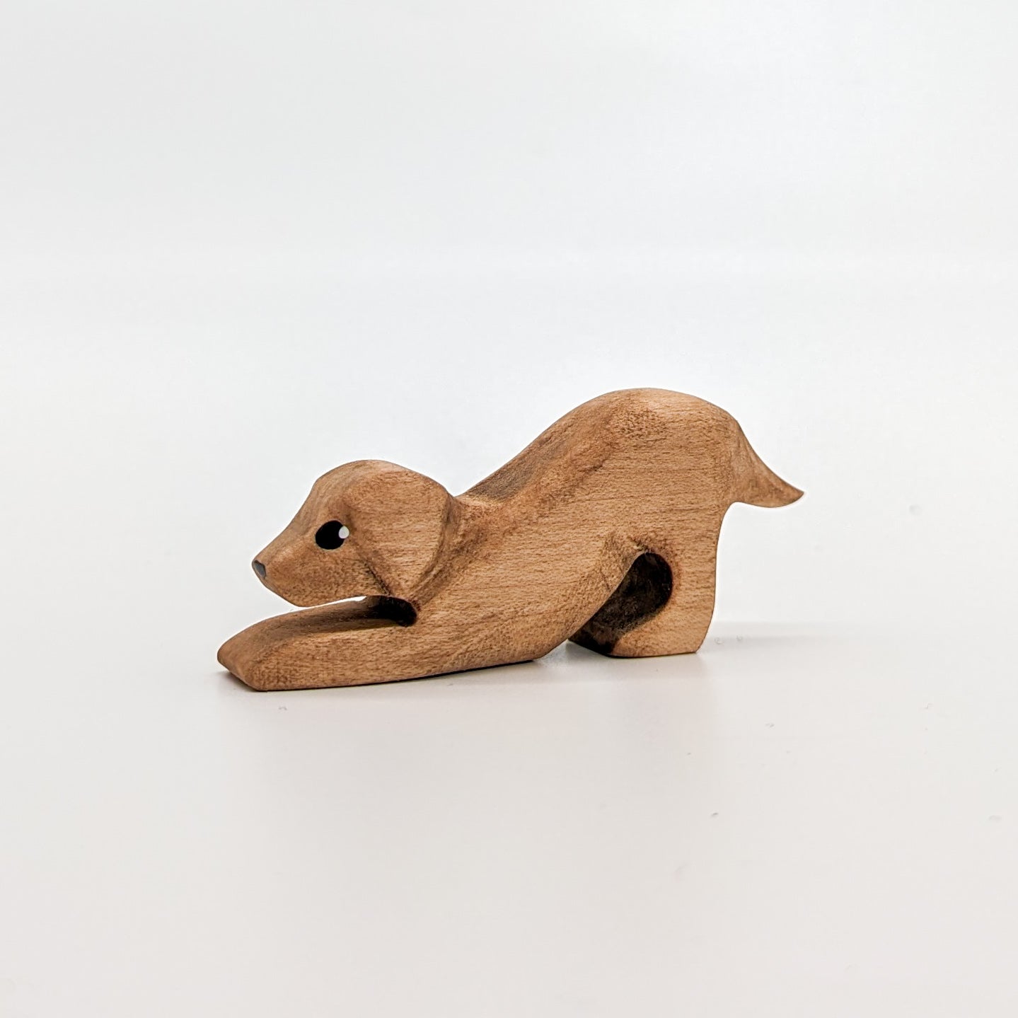 Puppy Playing Wooden Toy
