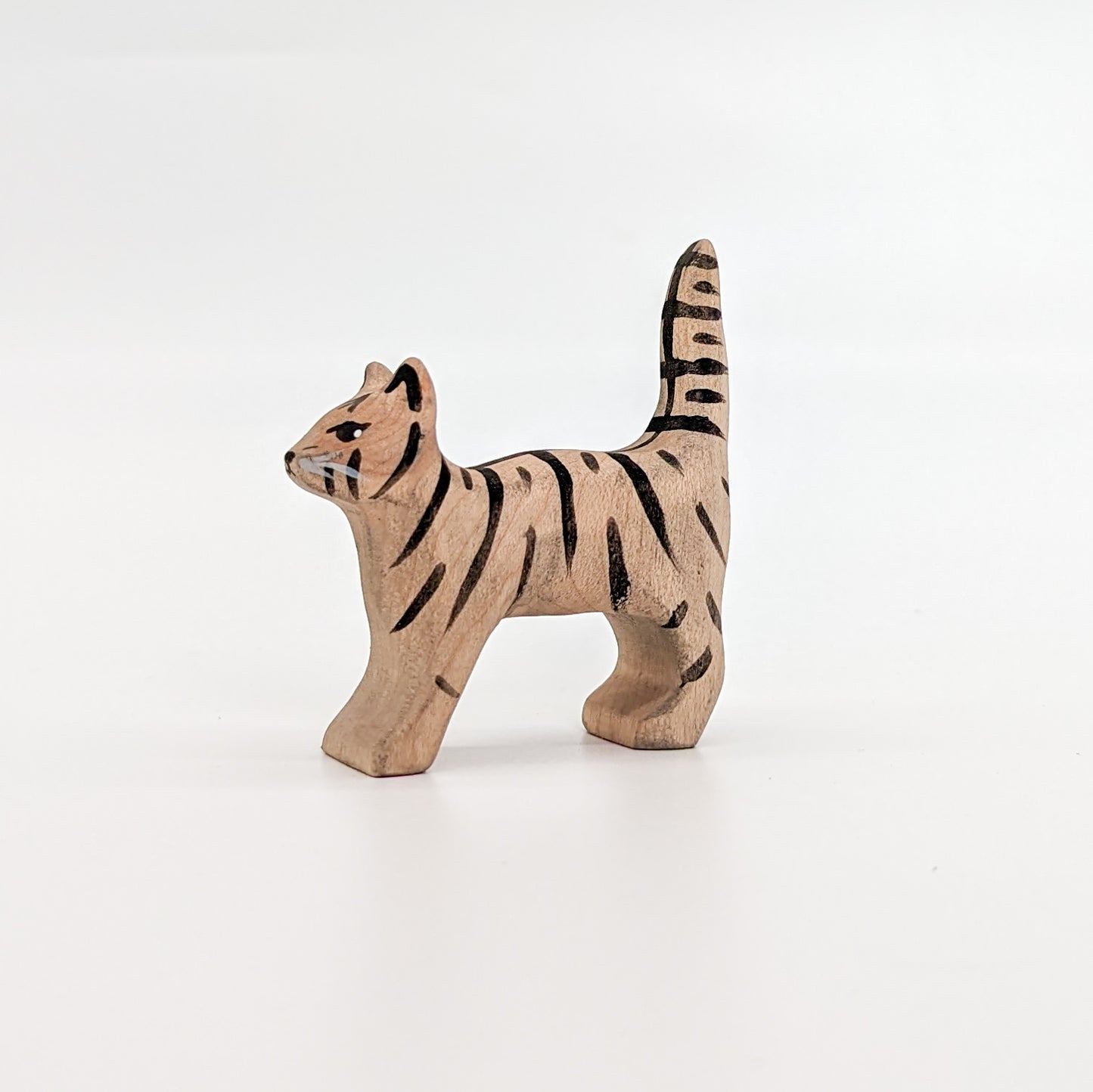 Cat Standing Wooden Toy - Various Colours