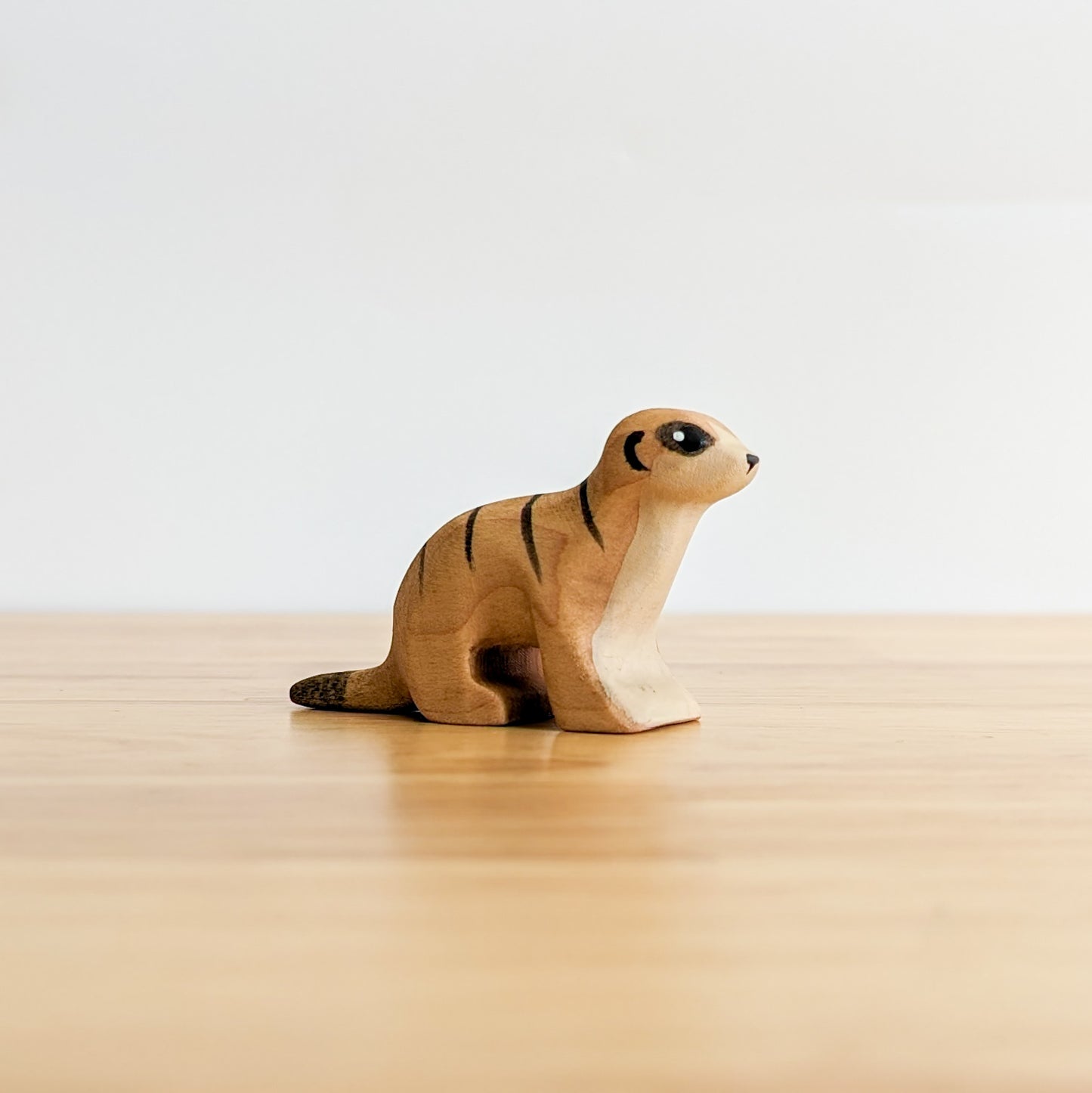 Meerkat - Crouching Wooden Toy