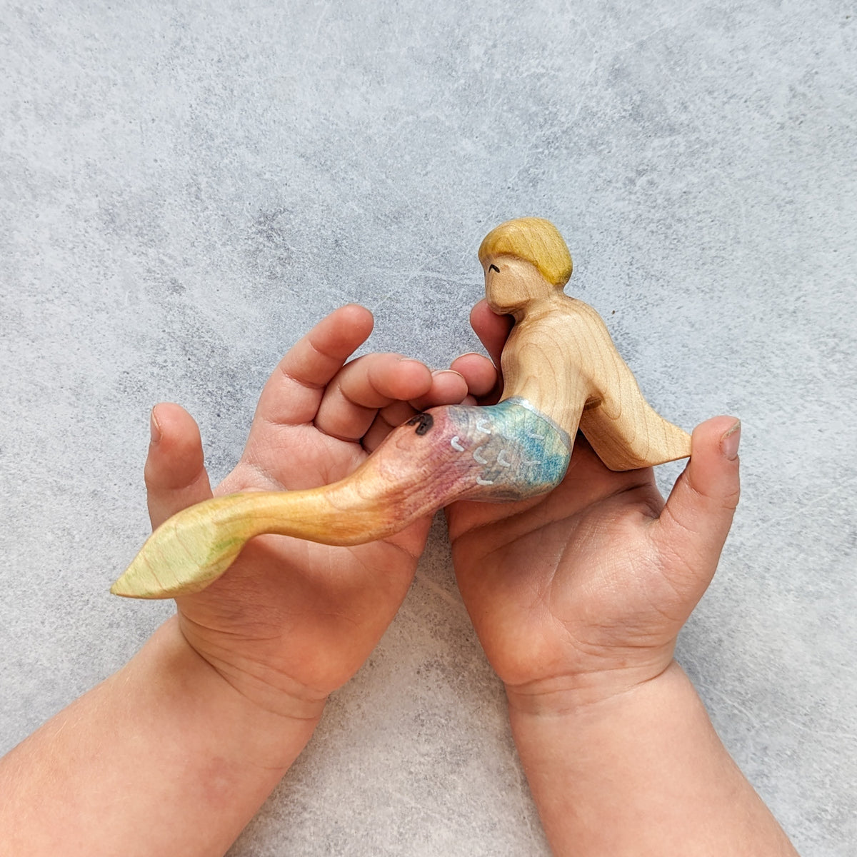 Mermet Toy Merman Wooden Toy – NOM Handcrafted