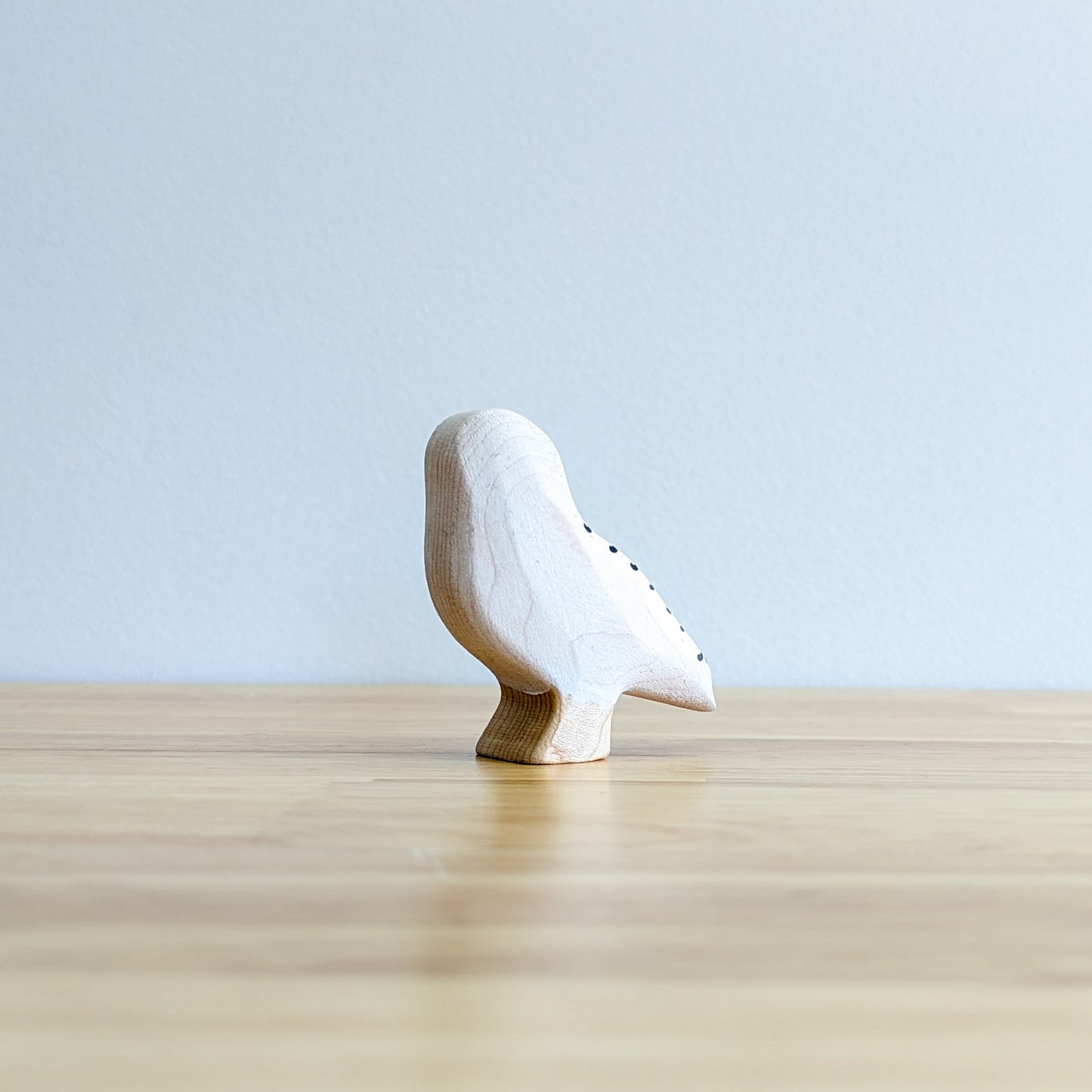 Snowy Owl Wooden Toy