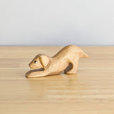 Puppy Playing Wooden Toy