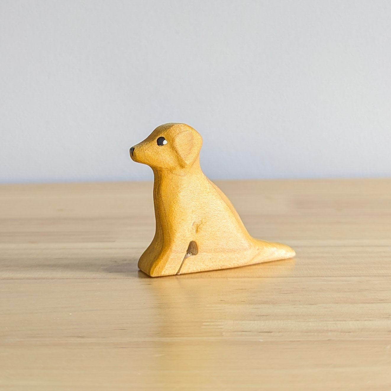 Puppy Sitting Wooden Toy