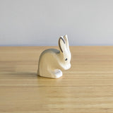 Nuzzling Bunny Rabbit Wooden Toy