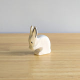 Nuzzling Bunny Rabbit Wooden Toy