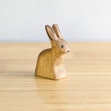 Sitting Bunny Rabbit Wooden Toy