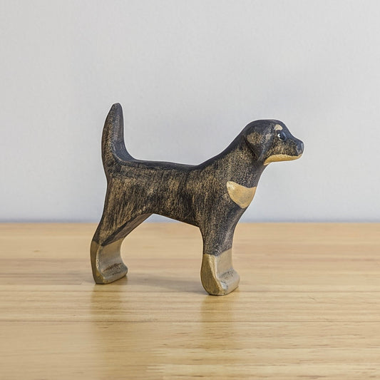 Rottweiler Dog Wooden Toy