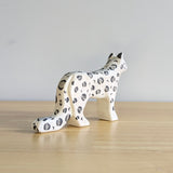 Snow Leopard Wooden Toy - Large