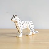 Snow Leopard Wooden Toy - Large