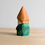 Carrot Gnome Wooden Toy