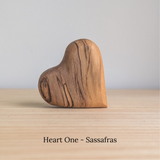 Comfort Hearts - Beautiful Wood Grain