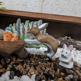 Bunny Hopping Wooden Toy