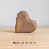 Comfort Hearts - Beautiful Wood Grain