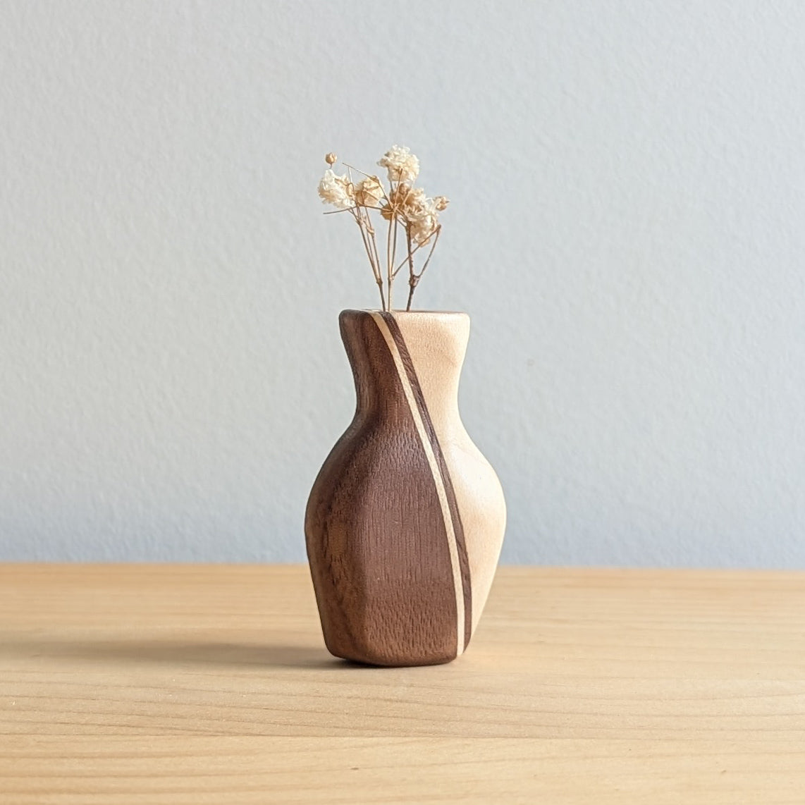 Tiny Vase Magnet - Mixed Timber Curved