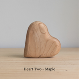 Comfort Hearts - Beautiful Wood Grain