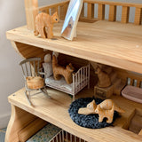 Cat Family Wooden Toy Set