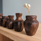 Tiny Vase - Walnut