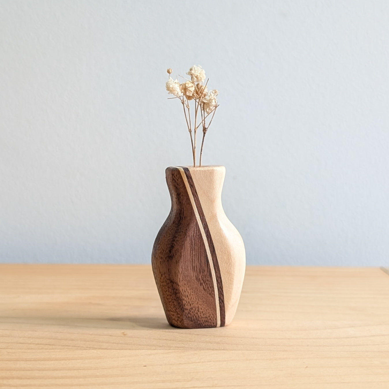 Tiny Vase Magnet - Mixed Timber Curved