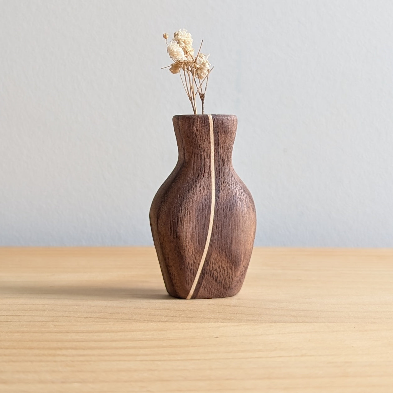 Tiny Vase Magnet - Mixed Timber Curved