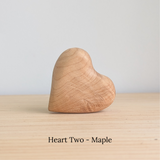 Comfort Hearts - Beautiful Wood Grain