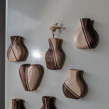 Tiny Vase Magnet - Mixed Timber Curved