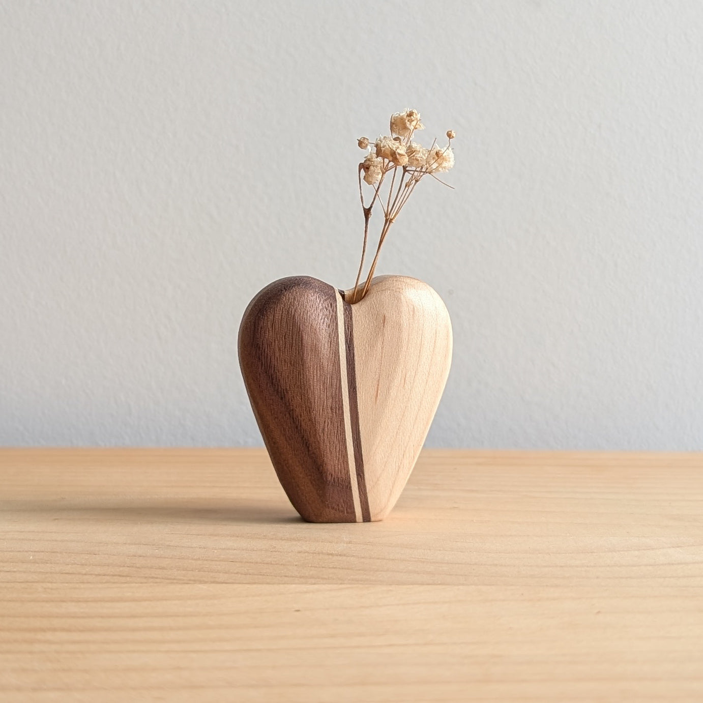 Tiny Vase Magnet - Mixed Timber Curved
