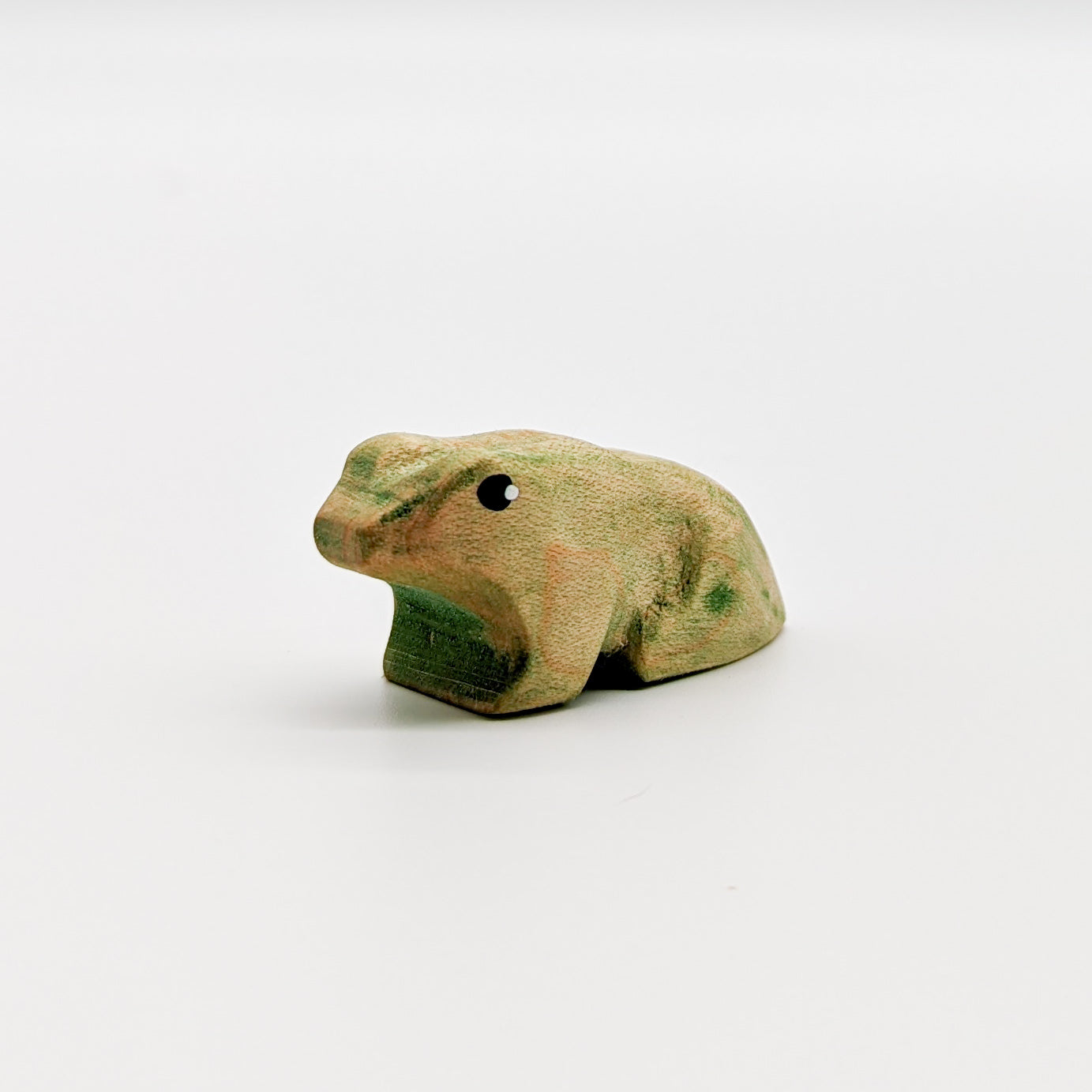 Green Tree Frog Wooden Toy