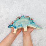 Stegosaurus Wooden Toy