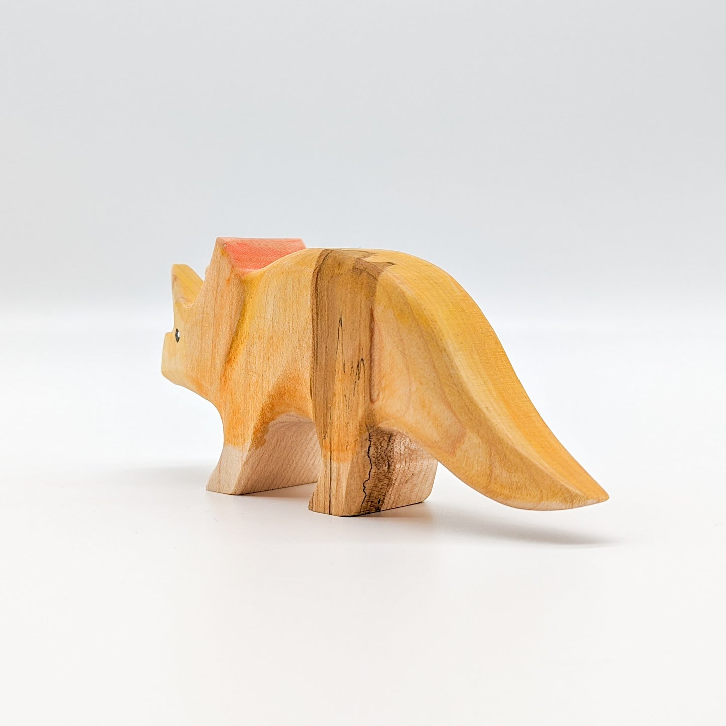 Triceratops Wooden Toy