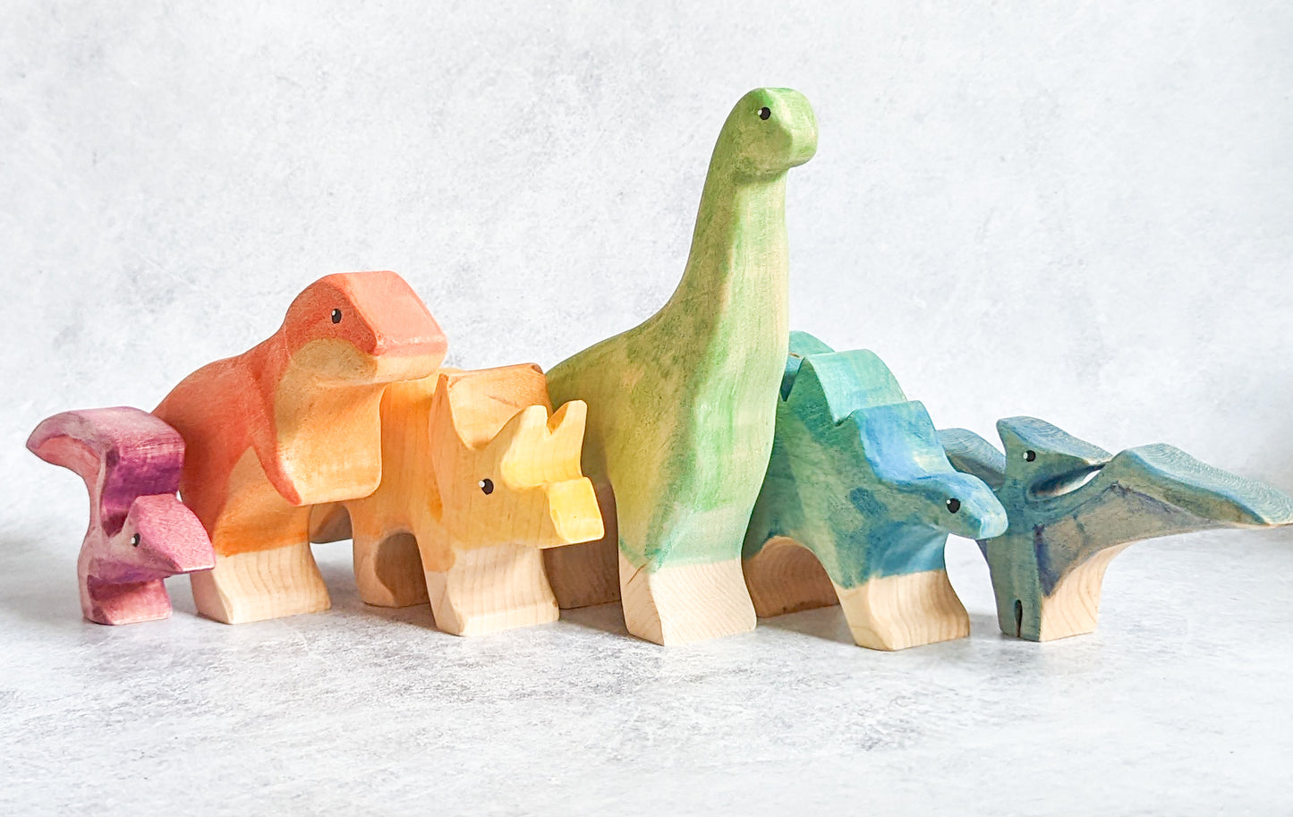 Dinosaur Wooden Toy Set
