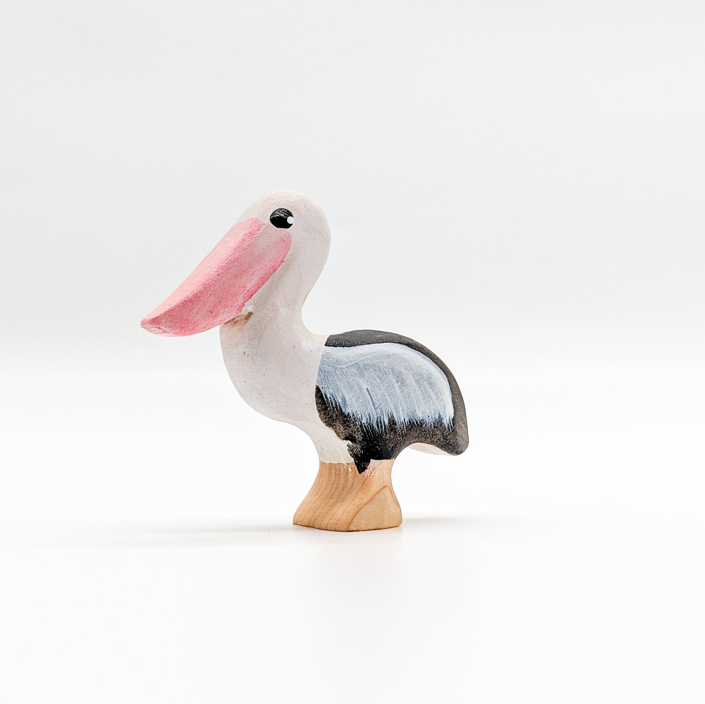 Pelican Standing Wooden Toy