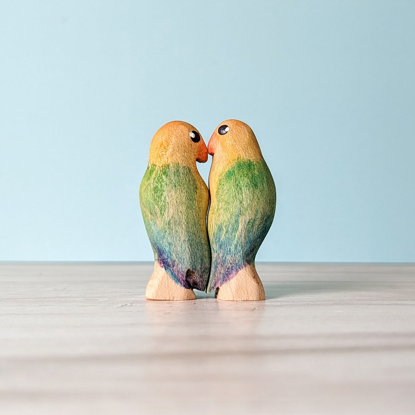 Lovebirds Wooden Toy