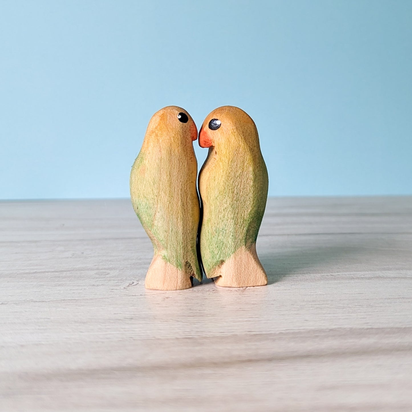 Lovebirds Wooden Toy