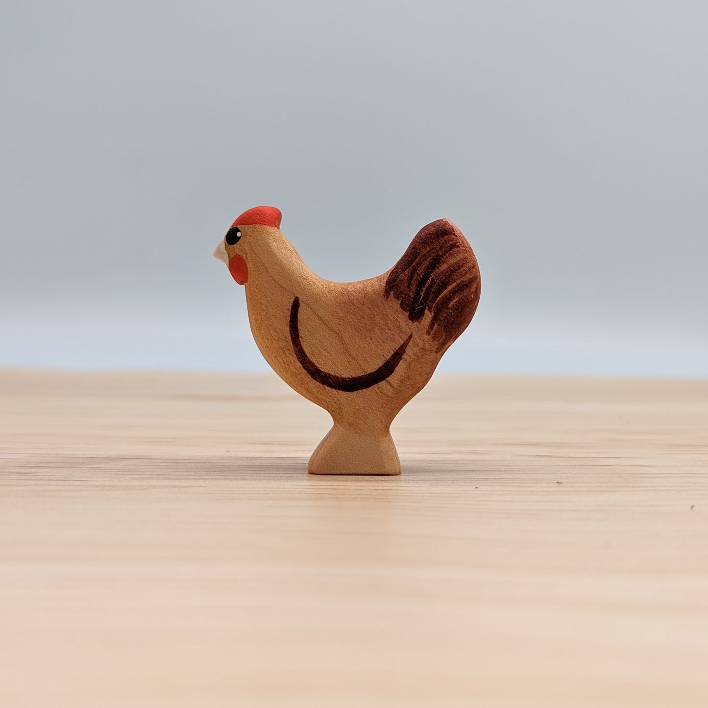 Chicken Standing Wooden Toy