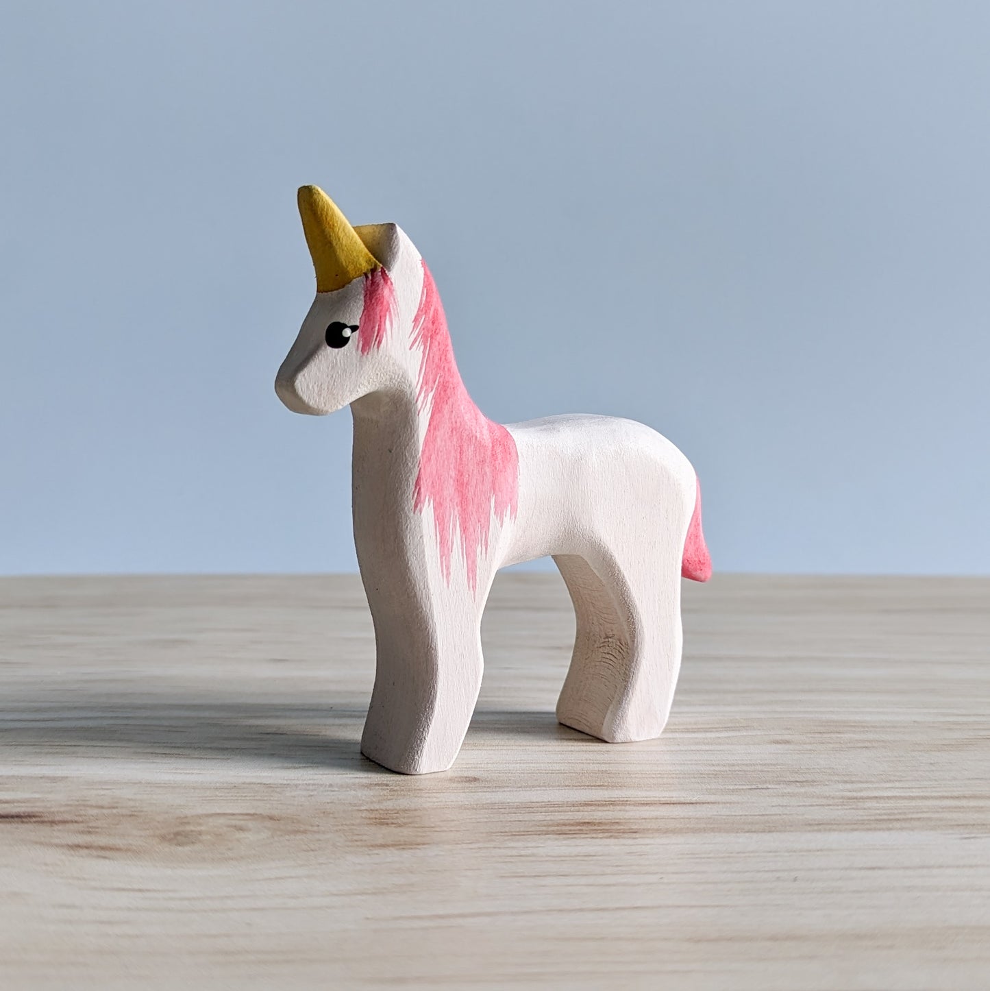 Unicorn Foal Wooden Toy
